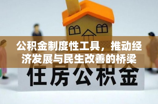 金山公积金制度性工具，推动经济发展与民生改善的桥梁