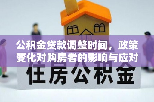 金山公积金贷款调整时间，政策变化对购房者的影响与应对策略