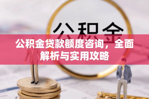 金山公积金贷款额度咨询，全面解析与实用攻略
