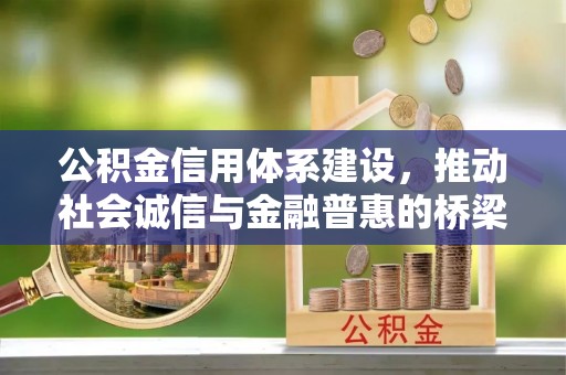 金山公积金信用体系建设，推动社会诚信与金融普惠的桥梁