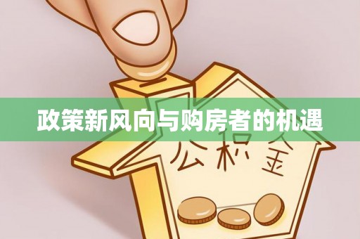 金山政策新风向与购房者的机遇