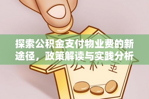 金山探索公积金支付物业费的新途径，政策解读与实践分析