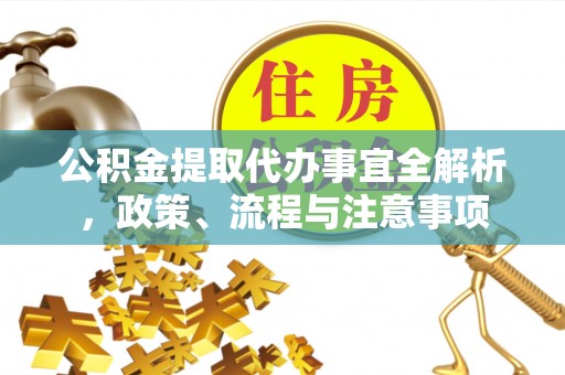 金山公积金提取代办事宜全解析，政策、流程与注意事项
