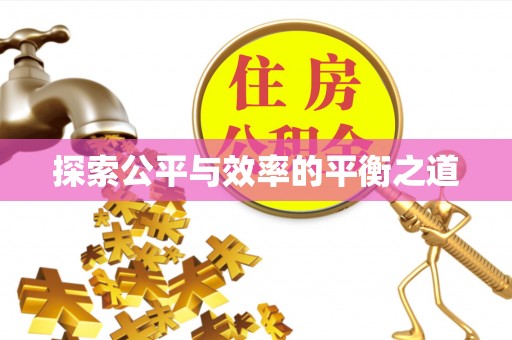 金山探索公平与效率的平衡之道